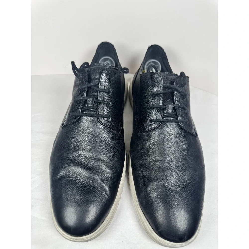 Cole Haan Grand+ Plain Toe C36934 Men's Dress Shoes‎ 12M Black Leather Oxfords